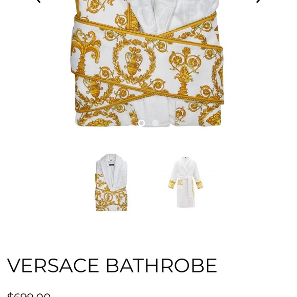 VERSACE ROBE SIZE LARGE - Picture 2 of 2